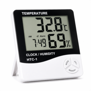 HTC-1 Digital Temperature & Humidity Meter with Clock